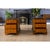 Traditional Country Estate Partners Desk For Sale - Image 3 of 16