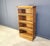 Oak Four Tier Barrister Bookcase with Leaded Glass, 1920 For Sale - Image 4 of 11