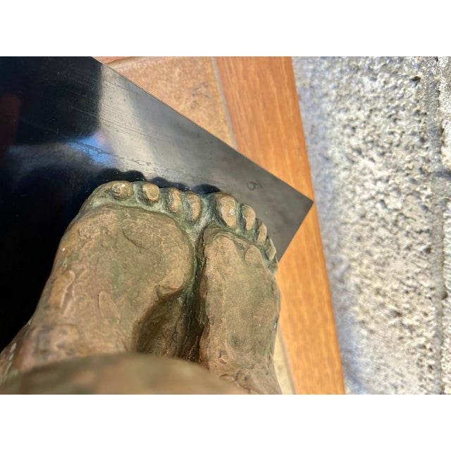 1960's Austin Production "Loving Touch" Signed Brutalist Sculpture.Signed by the Artist. For Sale - Image 14 of 18