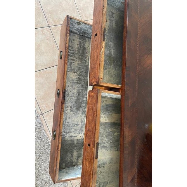 Brown Italian Antique 5 Drawer Chest For Sale - Image 8 of 18