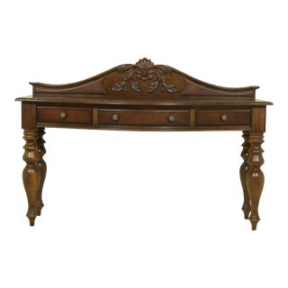 Bernhardt Victorian Style Walnut Finish Sideboard For Sale