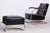 Bauhaus Armchair with Stool in Chrome attributed to Mücke-Melder, Czech, 1930s, Set of 2 For Sale - Image 6 of 12