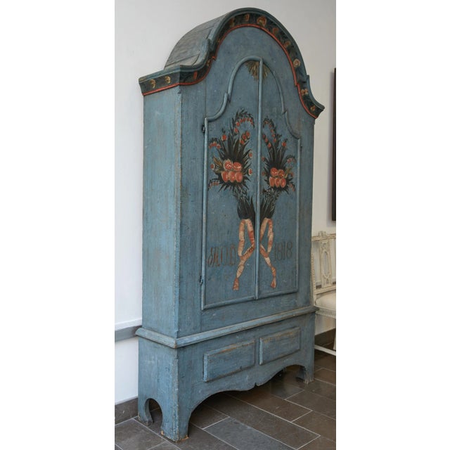 Signed Wall Cabinet, 1818 For Sale - Image 4 of 9
