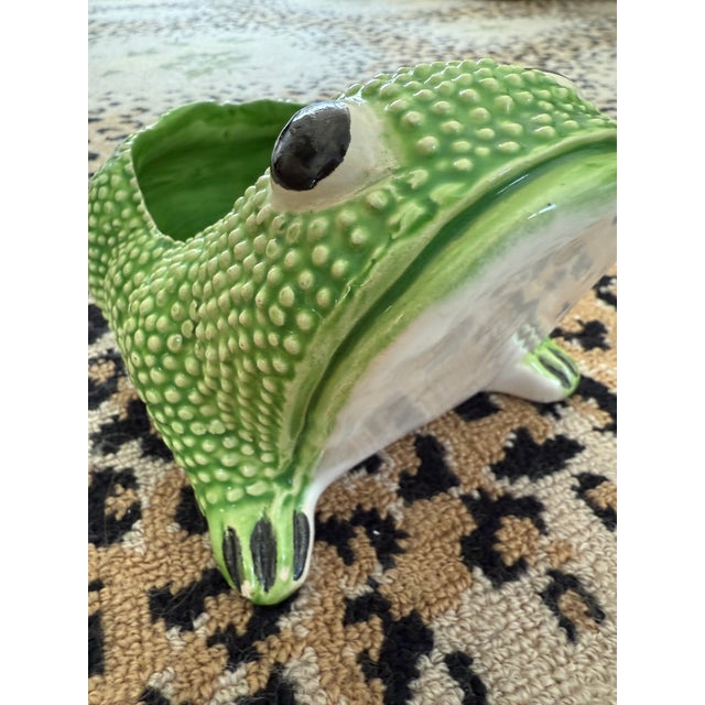French Vintage Jean Rogers Signed Hobnail Frog For Sale - Image 3 of 7