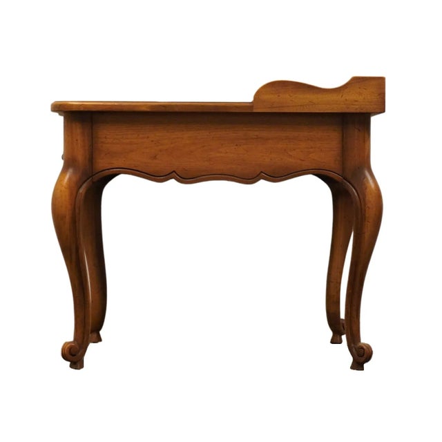 Drexel Furniture Solid Pecan Country French Style 19x26" Accent End Table For Sale - Image 10 of 12