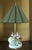Antique Aelteste Volkstedter Table Lamp: Lady Playing Flute for Her Suitor For Sale - Image 10 of 12
