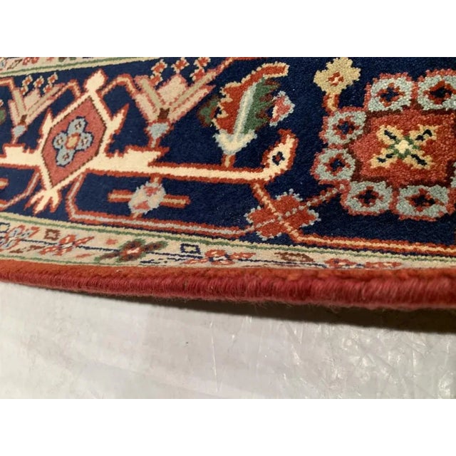 Textile Pasargad Rust Fine Hand-Knotted Serapi Design Rug 9' X 12' For Sale - Image 7 of 8