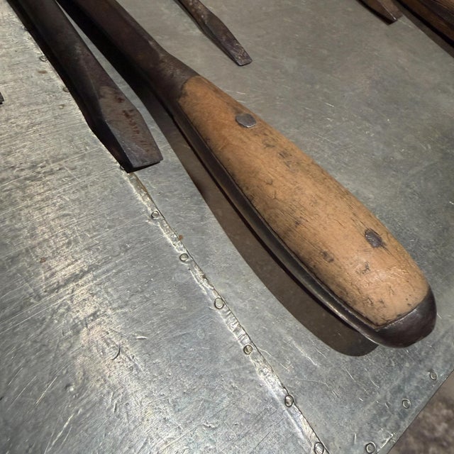 Vintage Perfect Handle Screwdrivers Wooden Scales Riveted Metal Handle For Sale In San Diego - Image 6 of 18