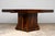 Wood 1930s French Art Deco Square Rosewood Dining Table With Architectural Pedestal Base For Sale - Image 7 of 18