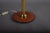 Metal Mid-Century Leather and Brass Table Lamp with Drum Shade, 1950s For Sale - Image 7 of 12