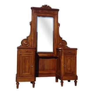 Walnut Dressing Table, 1950s For Sale