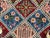 Late 20th Century 4ft 7in × 6ft 10in Persian Bakhtiari-Style Kheshti Garden Panel Wool Rug, Vintage For Sale - Image 5 of 12