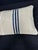 Turkish Hemp Pillow Cushion Natural Beige Blue Cushion Cover 14"x45" For Sale - Image 4 of 4