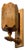 Swedish Modern, Pine, Wall Sconce, Sweden, 1970s For Sale