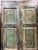 Antique Green Floral Double Doors Rustic Sliding Barn Doors 80x35 For Sale In Orlando - Image 6 of 7