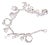 Sterling Silver Charm Bracelet For Sale