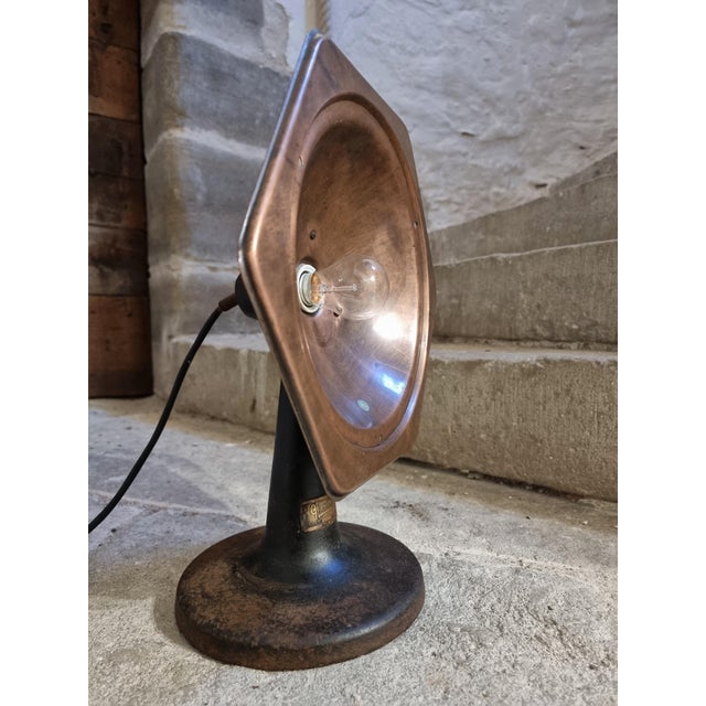 Vintage Industrial Table Lamp, Holland, 1930s For Sale - Image 9 of 13