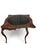 19th Century 19th Century French Gabriel Legs Rosewood Inside Black Leather Game Table/Console Table. For Sale - Image 5 of 17