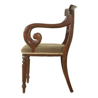 Vintage Regency English Armchair For Sale