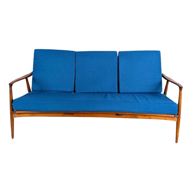Mid-Century Modern Danish Sofa in Teak, 1960 For Sale