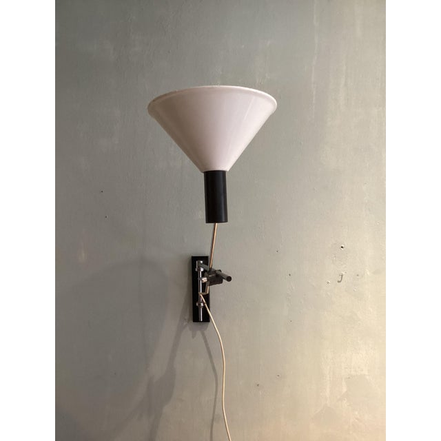 Black Anvia Wall Lamp, 1970 For Sale - Image 8 of 10