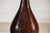 Large Deep Mahogany Brown Artisan Ceramic Vase with Honeycomb Texture For Sale - Image 9 of 18