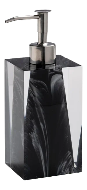 Ducale Bath Accessories Lotion Dispenser in Black/White