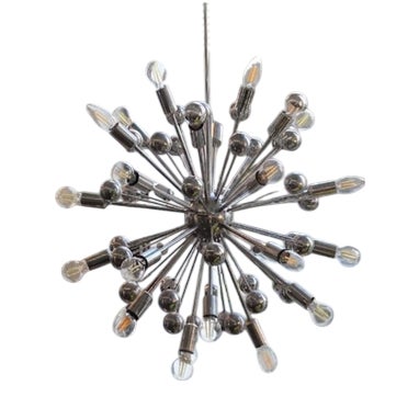 Sputnik Chandelier by Goffredo Reggiani, 1970s For Sale