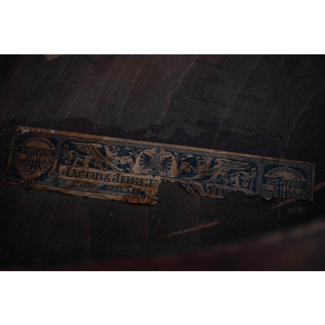 Antique Art Nouveau Side Table by Prof. Josef Hoffmann for Jacob & Josef Kohn, 1890s For Sale - Image 11 of 18