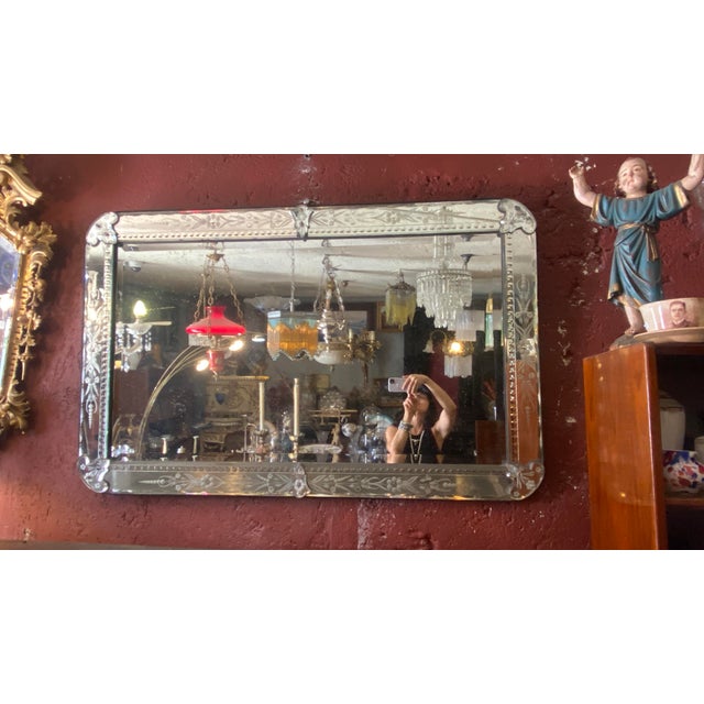 Venetian Mirror in Glass For Sale - Image 4 of 18