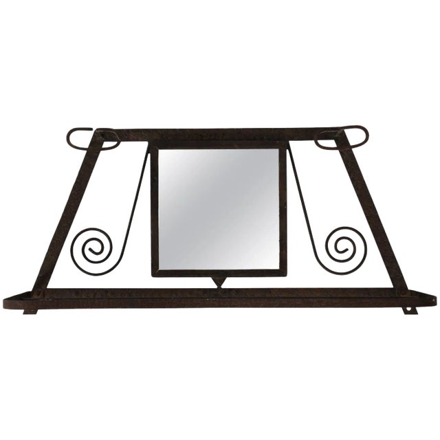 French Wrought Iron Wall Shelf For Sale