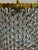 Mid 20th Century Vintage Hollywood Regency Crystal Waterfall Pendant Light For Sale - Image 5 of 12