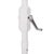 Meze 9 Ft Crank Umbrella, Green Cabana Stripe/White Pole For Sale In Philadelphia - Image 6 of 9