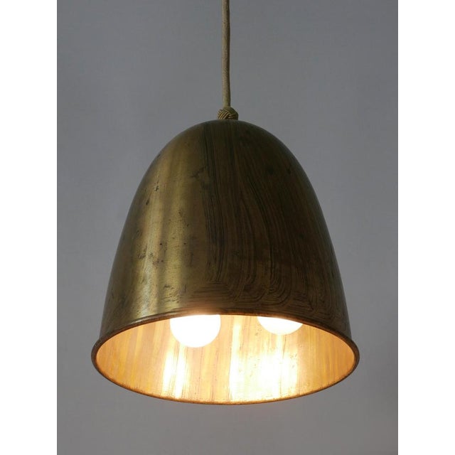 Mid-Century Modern Brass Pendant Lamp, Germany, 1950s For Sale - Image 12 of 18