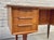 Brown Danish Mid Century Modern Teak Double Sided Desk + Bookcase, 1960's For Sale - Image 8 of 14