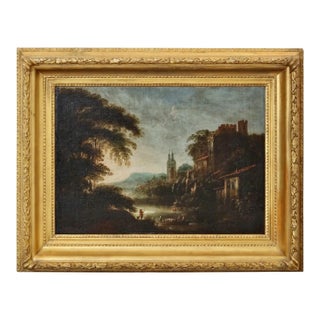 Landscape Painting, 17th Century For Sale