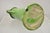 Antique Gothic Renaissance Green Ceramic Pitcher With Brass Soldier Armor Lid For Sale - Image 9 of 11