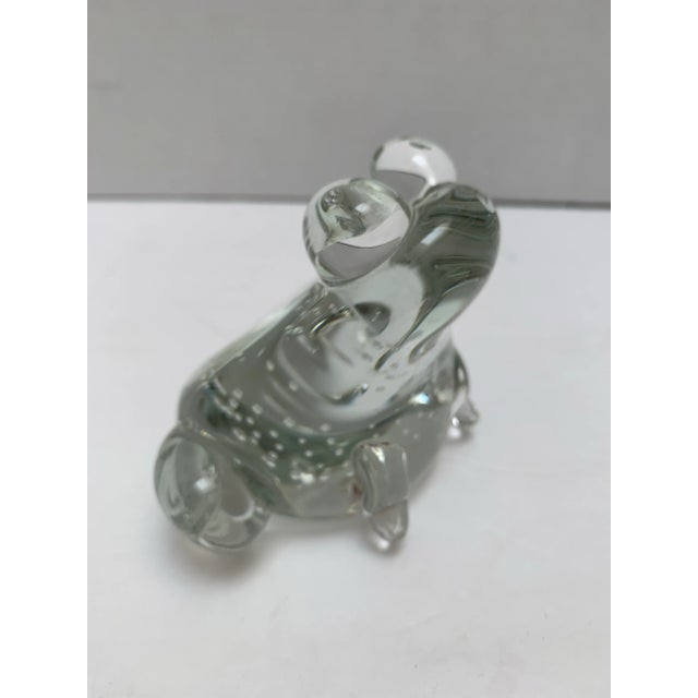 Artisan Blown Glass Frog Decor Accent or Paperweight For Sale In Sacramento - Image 6 of 11
