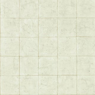 Zoffany Piastrella Wallpaper in Flint Grey For Sale