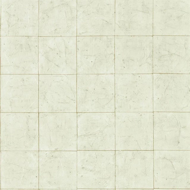 Zoffany Piastrella Wallpaper in Flint Grey For Sale