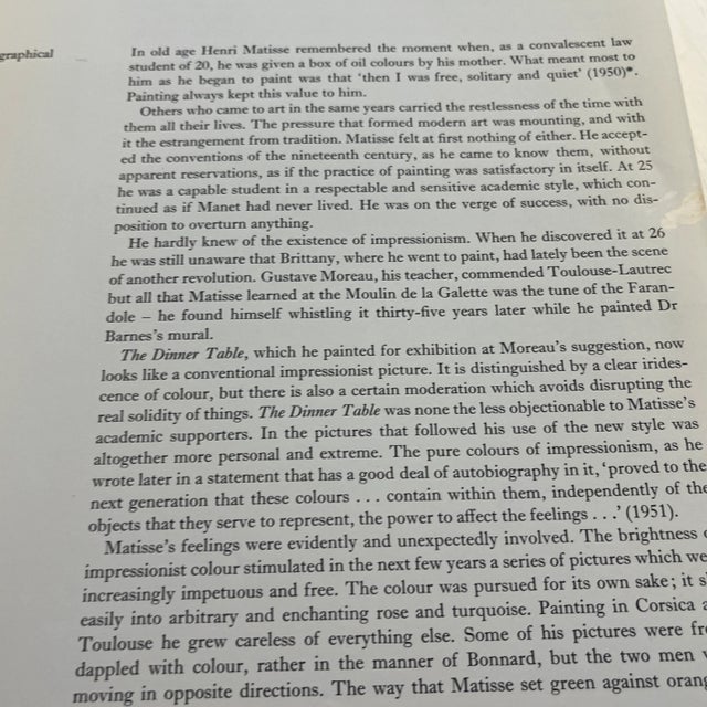 French 1968 Matisse Retrospective Exhibition London Book For Sale - Image 3 of 13