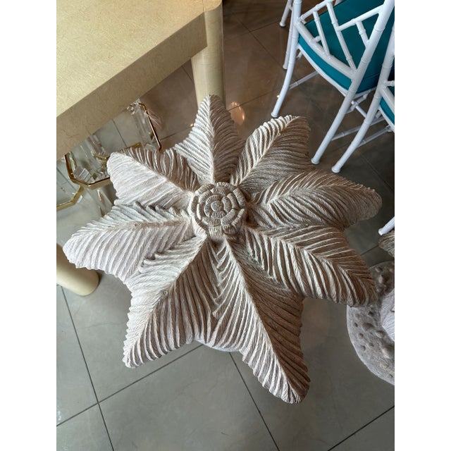 Vintage Plaster Palm Tree Leaf Table Dining Table or Center Entry Base Chairish