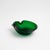 Vintage Emerald Green Murano Bullicante Art Glass Catchall Dish For Sale In New York - Image 6 of 14
