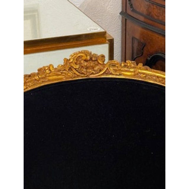 19th Century French Louis XV Style Giltwood Chaise Lounge For Sale - Image 4 of 9