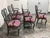 Custom Queen Anne Revival Upholstered Armchairs, Set of Six For Sale - Image 4 of 12
