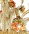 Venetian Scenographic "Sunflowers" Amber and Green Murano Glass Chandelier For Sale - Image 6 of 6