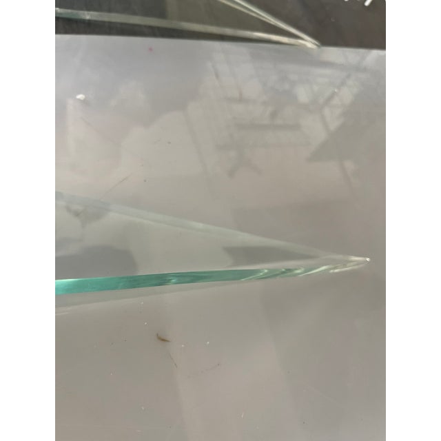 Italian Beveled Glass Sconces attributed to Fontana Arte, 1960s, Set of 2 For Sale - Image 6 of 12