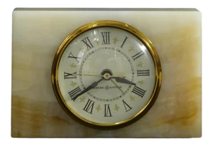 Mid Century General Electric Marble Mantel Alarm Clock