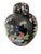 This Chinoiserie Famille Noire Ginger Jar is a vintage piece of Chinese ceramic art, featuring intricate black floral...