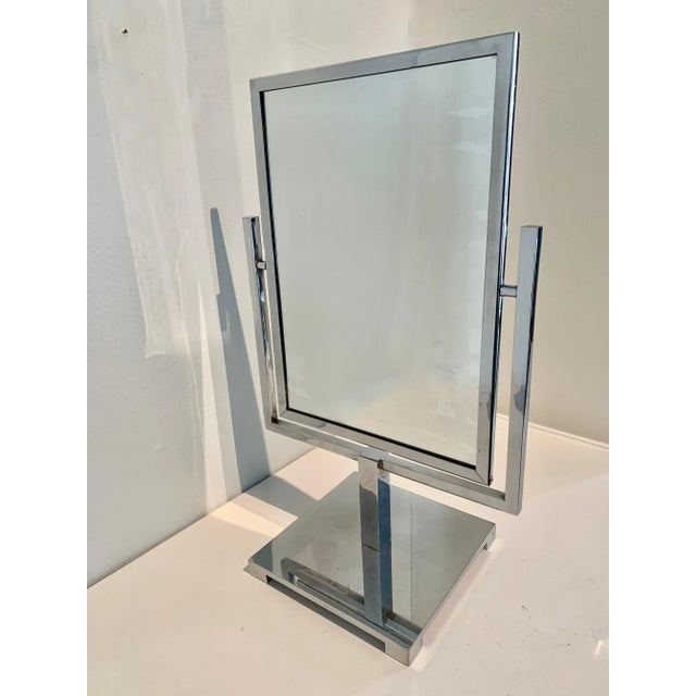 A Wonderful Architectural mirror. The Mirror is double sided with normal reflection (not Magnifying) on both sides. The...